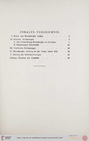 Inhalts-Verzeichnis