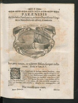 Paraenesis.