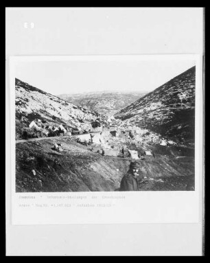 Ioannina, Infanterie-Stellungen der griechischen Armee