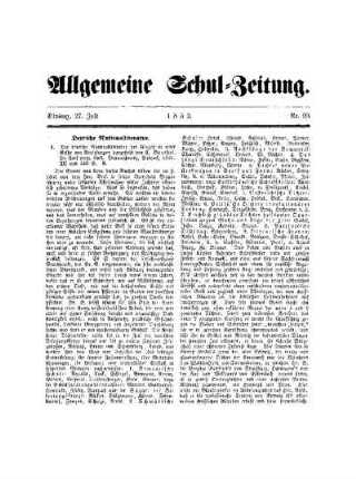 Deutsche Nationalliteratur : (Schluß folgt)