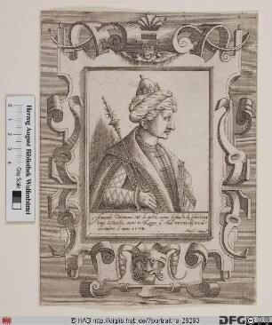 Bildnis Murad III., Sultan der Türkei (reg. 1574-95)