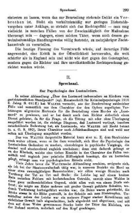299-310, II. Sprechsaal