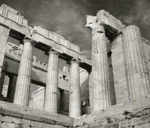 Athen. Akropolis. Propyläen (437-431ante; Mnesikles). Nordflügel (Pinakothek)