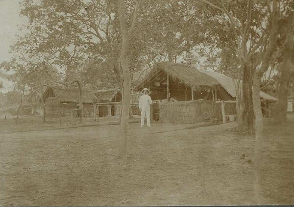 Camp picture of the "Mountain of Pearls" on the Sindi River.