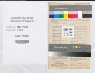 Entnazifizierung Martin Bock, geb. 10.11.1896 (Baumeister)