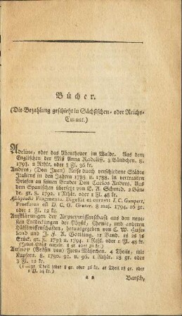 Bücher.