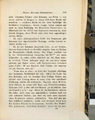 Ein neuer Palästinafahrer : (mit einigen bibliograpischen. Bemerkungen)