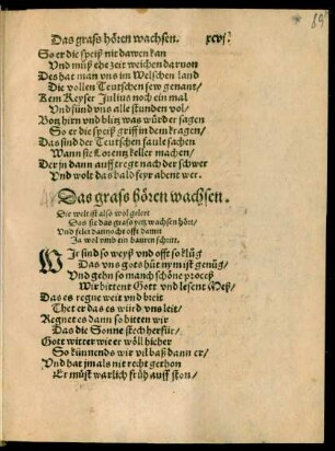 Das grass hören wachsen.