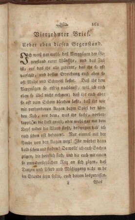 Vierzehnter Brief. Ueber eben diesen Gegenstand.