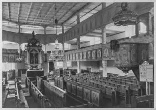 Kittlitz. Trinitatiskirche, Weißenberger Landstraße 8. Innenraum