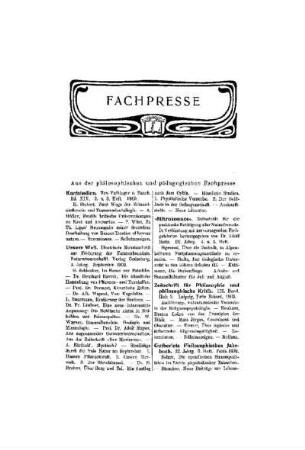 Fachpresse