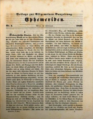 Allgemeine Bauzeitung. Ephemeriden, 2. 1846/48 (1848)