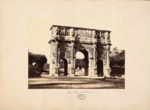 Konstantinsbogen, Rom: Ansicht