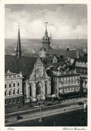 Leipzig: Blick vom Europahaus aus
