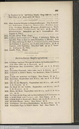 Gestochene Kupferplatten