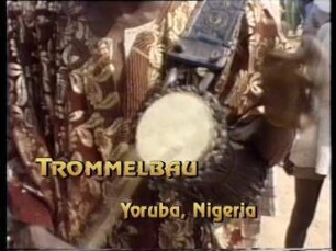 Trommelbau Yoruba, Nigeria