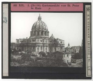 Rom, Peterskirche : Außenansicht von W
