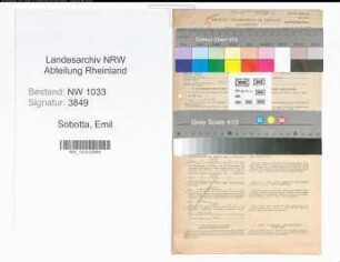 Entnazifizierung Emil Sobotta , geb. 24.02.1895 (Polizeibeamter)