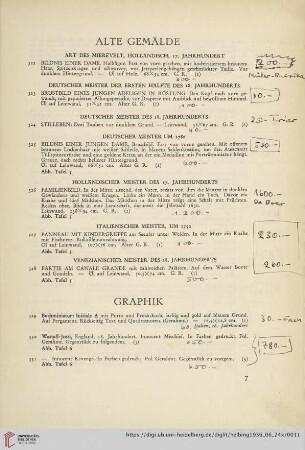 Graphik (Nr. 329-335)