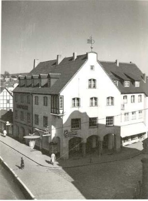 Schuhhaus C.A. Grothe. Detmold. Lange Straße 75. Papierabzug