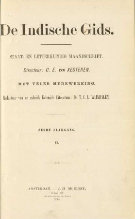 6,2.1884: De indische gids