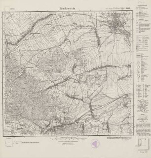 5466 (alte Nr.: 3190) Frankenstein, Meßtischblatt (4cm - Karte)
