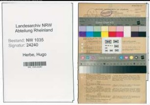 Entnazifizierung Hugo Herbe , geb. 02.07.1906 (Bergmann)