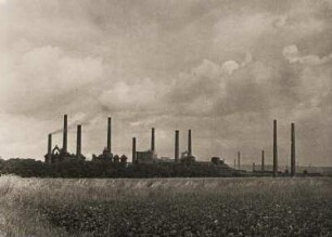 Deutschland. Dillingen/ Saar. Panorama der Dillinger Hütte, einem Hüttenwerk