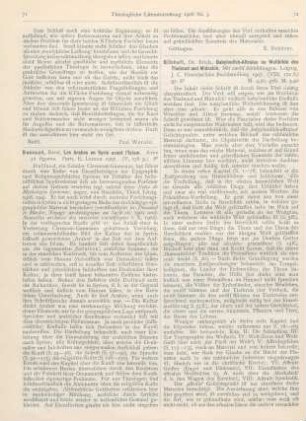 71-72 [Rezension] Dussaud, René, Les Arabes en Syrie avant l’Islam