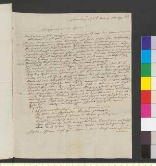 Brief von Schmidt, Friedrich Ludwig an Goethe, Johann Wolfgang von