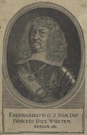 Bildnis des Eberhardus, Herzog von Württemberg