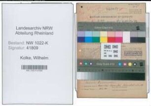 Entnazifizierung Wilhelm Kolke , geb. 12.05.1893 (Verwaltungsangestellter)