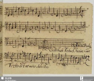 [Erbach, Christian:] Fortis est ut mors dilectio