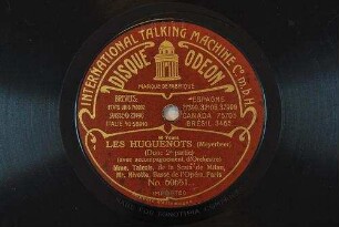 Les huguenots : (Duo: 2e partie) / (Meyerbeer)