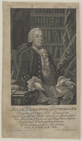 Bildnis des Joann Christoph Gottsched