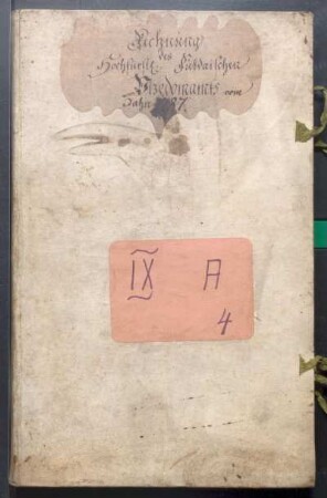 Rechnungen des Hochfürstlich Fuldaischen Vicedom-Amts; 3 Akten (1787 - 1789)