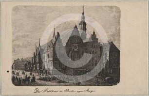 Ansicht des Breslauer Rathauses