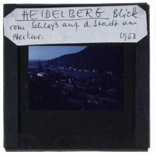Heidelberg, Schloss,Heidelberg, Alte Brücke,Heidelberg, Heiliggeistkirche : Panorama