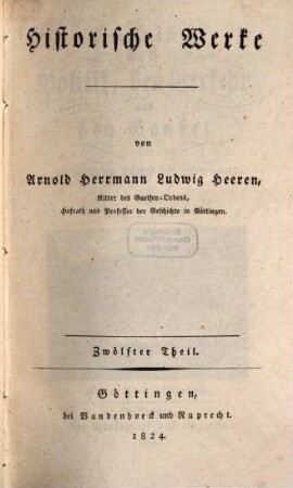 Ideen über die Politik, den Verkehr und den Handel, der vornehmsten Völker der alten Welt, 1,3. Th. 1, Asiatische Völker ; Abth. 3, Inder