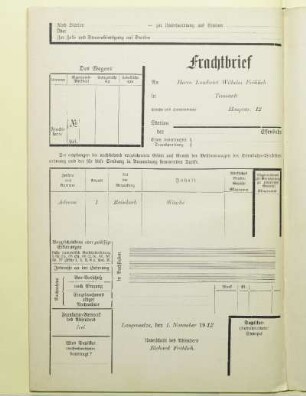 Frachtbrief