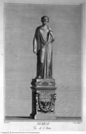 Il Museo Pio-Clementino, Tomo I-VII, Tomo II: Statue del Museo Pio-Clementino, Statue der Nemesis