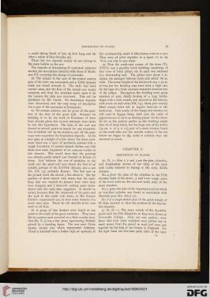 Chapter V: Description of the plates