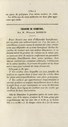Théorème de géométrie.