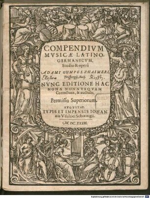 COMPENDIVM MVSICAE LATINO-GERMANICVM