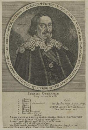 Bildnis des Petrus Ostermannus