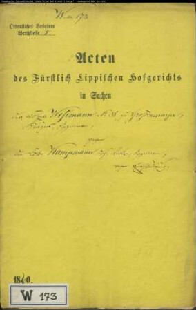 Wesemann Nr. 38 in Großenmarpe gegen Kampmann zu Großenmarpe