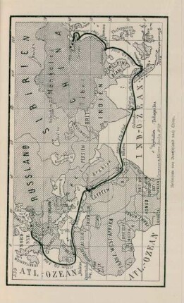 Reiseroute von Deutschland nach China