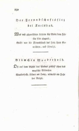 Der Freundschaftssitz bei Karlsbad.