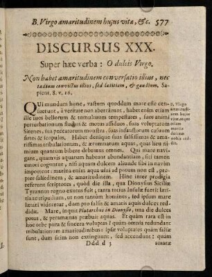 577-587, Discursus XXX