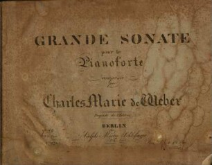 Grande sonate pour le pianoforte : op. 49